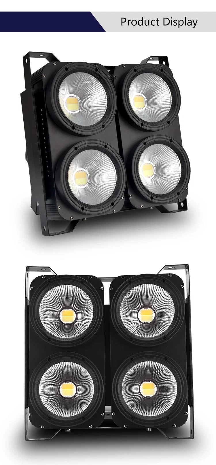 4X100W LED Audience Blinder Surface Light 4 Eyes Strobe