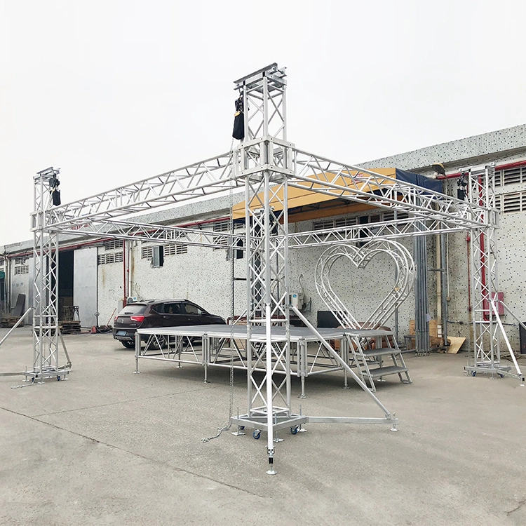 Used Stock Aluminium Stage Truss for Sale Outdoor Event Stage Equipment Truss System