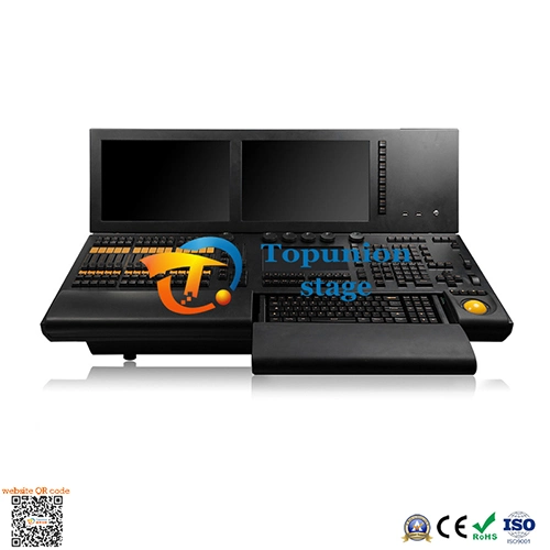 Super Stage PC Lighting Console 19&quot; Twin Touch Screen Ma2 Dimming Equipment