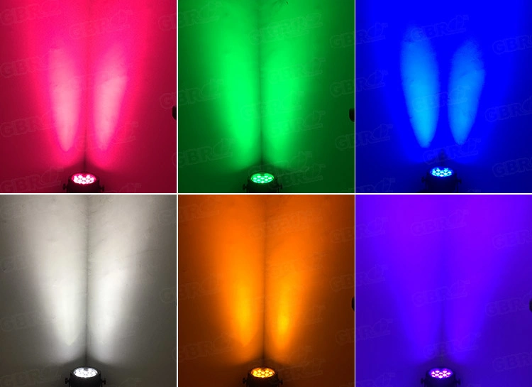 Gbr-Tl1861A 18X18W RGBWA UV 6in1 Waterproof LED PAR Light