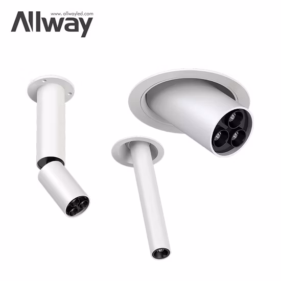 Allway Adjustable Moving Head Aluminumr LED Spotlight Lamp