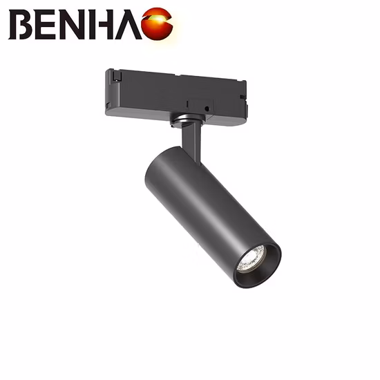 LED Track Spotlight, Black and White Aluminum Can Rotate 350° Can Be Adjusted up and Down 85° , 12W 20W 30W LED Spot Light