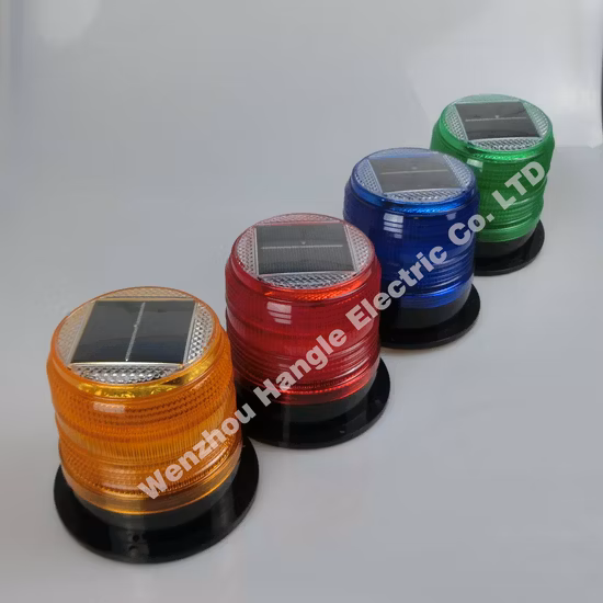 Solar LED Strobe Warning Light for Cars Emergency Vehicle Warning Light with Magnetic Base